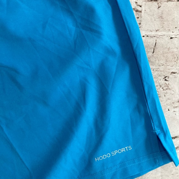 NWT HODO Sports men’s blue shorts 92% polyester, 8% spandex. XXL. - Picture 10 of 12